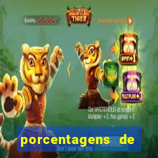 porcentagens de jogos pagantes